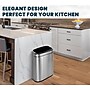 Alpine Industries Stainless Steel Trash Can with Liner, 10.5 Gallon (ALP470-40L)~#|#~D3034DF0-9546-4A3A-86528C3CB754CEE0_sc7