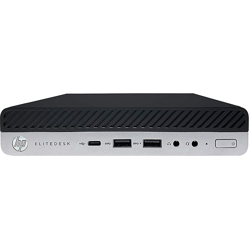 HP EliteDesk 800 G4 Refurbished Desktop Computer, Intel Core i7-8700T, 16GB Memory, 500GB SSD (J1-800G4MA08) image 1