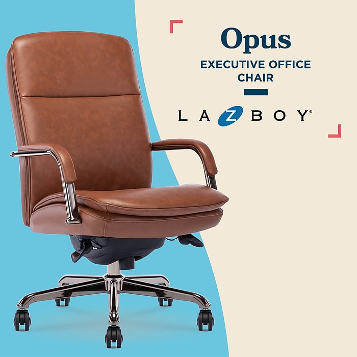 La-Z-Boy Opus Ergonomic Bonded Leather Swivel Executive Chair
