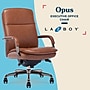 La-Z-Boy Opus Ergonomic Bonded Leather Swivel Executive Chair, Cognac and Graphite (CCHR10015C)~#|#~D30612FF-6736-463D-923D718540E33E81_sc7