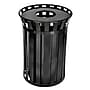 Alpine Industries Metal Trash Can, 38 Gallon, Black (479-38)~#|#~D306B88B-666A-44C1-915569487CBE158A_sc7