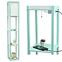 Simple Designs Etagere Organizer 62.5" Floor Lamp with Rectangular Shade, Aqua (LF1037-AQU-CCLB)~#|#~D307013F-BE5E-4BF8-82F903B4526AE2D2_sc7