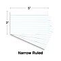 Staples Brand 3" x 5" Index Cards, Lined, White, 100/Pack (ST51013-CC)~#|#~D309C755-53F6-4E23-BC97B189B3A61AF3_sc7