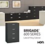 HON Brigade 600 Series 4-Drawer Lateral File Cabinet, Locking, Letter/Legal, Charcoal, 36"W (H684.L.S)~#|#~D30A7E87-72F4-4FC9-A7F6C5DC954DEC14_sc7