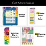 2026-2027 Excello Brands Rainbow Petals 8.5" x 11" Academic Year Weekly & Monthly Planner, Paperboard Cover (RAY27-8511-41)~#|#~D30C3BEF-5F21-4D0A-B9326AEC0DAD78FC_sc7