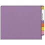 Medical Arts Press Reinforced End Tab File Folder, Straight Cut, Letter-Size, Lavender, 50/Box (S-01502-LAV)~#|#~D30EF75E-9D48-490F-998E4D7DE28D9AE7_sc7