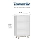 Thomasville Furniture Whitney 3-Shelf 48"H Bookcase, White (SPLS-WHBK-TV)~#|#~D312F6B7-707C-4009-ABBF3116DD5776BC_sc7