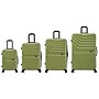 InUSA Aurum 4-Piece Hardside Spinner Luggage Set, Green (IUAURSMLXL-GRN)~#|#~D315DF36-A572-493B-AD7F7266DAF6FC64_sc7