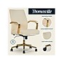 Thomasville Furniture Jolie Ergonomic Fabric Swivel Desk Chair, Cream (60068-CRM)~#|#~D31DF43C-9CFA-4F74-8BE22EBBD6BDF5CD_sc7