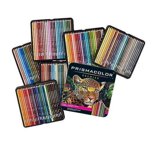 Prismacolor Premier Colored Pencils, Assorted Colors, 132/Set