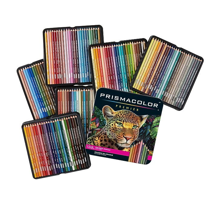 Prismacolor Premier Colored Pencils, Assorted Colors, 132/Set