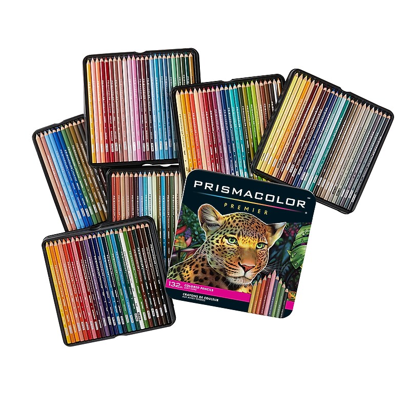 Prismacolor Premier Colored Pencils, Assorted Colors, 132/Set (PSM4484) image 1