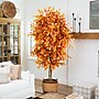Nearly Natural 8' Autumn Ficus Artificial Fall Tree (T4767)~#|#~D31F5B49-C27D-46C4-941A4E83F002A078_sc7