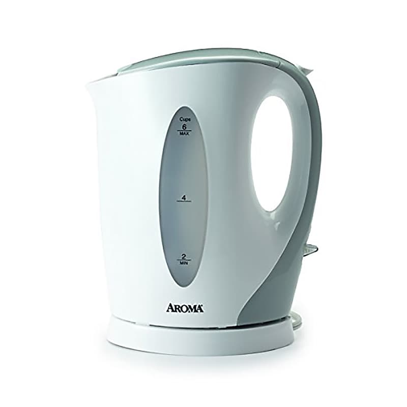Aroma AWK-105 Electric Kettle, 6-Cups, White image 1