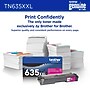 Brother TN635XXL Super High Yield Magenta Toner Cartridge, Prints Up to 6,500 Pages (TN635XXLM)~#|#~D321A960-1369-4D43-BC8FC7CAC608C98E_sc7