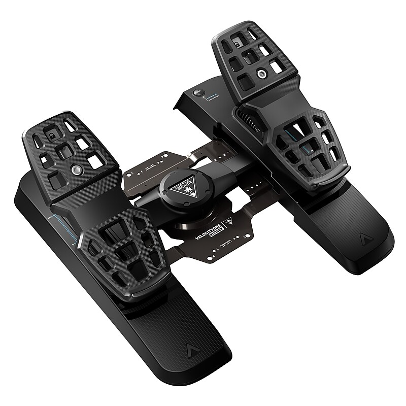 Turtle Beach VelocityOne Rudder Universal Rudder Pedals, Black (TBS-0718-05) image 1