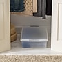 Iris 40 Quart Store and Slide Storage Container with Lid, Plastic, Gray (500229)~#|#~D327EB1B-EB25-4186-8141BF6A82FEC2EB_sc7