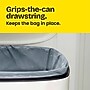 Glad ForceFlex Tall 13 Gallon Drawstring Kitchen Trash Bag, Fresh Clean with Febreze Freshness, White, 80 Total Bags (78534)~#|#~D3296A21-551D-4727-B5C3F124CF8EF839_sc7