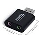 Plugable USB to Audio In/Out Male/Female Data Transfer Adapter, Black (USB-AUDIO)~#|#~D32985A2-7DCC-408D-BFA54C13775C1F5C_sc7