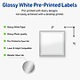 Avery Laser/Inkjet Square Multipurpose Labels, 2" x 2", White, 160/Pack (S00-F35)~#|#~D32B7256-9C00-4C52-9D0CAAAE95010AE0_sc7