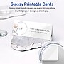 Avery Integrated Cards, 1-7/16" x 3.75", Glossy White, 150/Pack (95289)~#|#~D32C3AE8-9BF1-44F3-A4A8AD769A6FBCC6_sc7