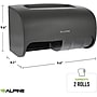 Alpine Industries Side-by-Side Double Roll Toilet Tissue Dispenser, Gray, 2/Pack (452-GRY-2PK)~#|#~D33215DB-31ED-4647-94C6CE0E76A9BFAD_sc7