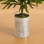 Nearly Natural Artificial Real Touch Norfolk Island Pine in Christmas Tin Metal Planter, 32" (T5388)~#|#~D335189F-55AD-40CB-8ED121193059FCBA_sc7
