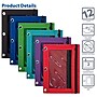 Better Office Zipper Pencil Pouch, Assorted Colors, 12/Pack (80712)~#|#~D33609D4-BE3E-4671-96CD192F54ADAC85_sc7