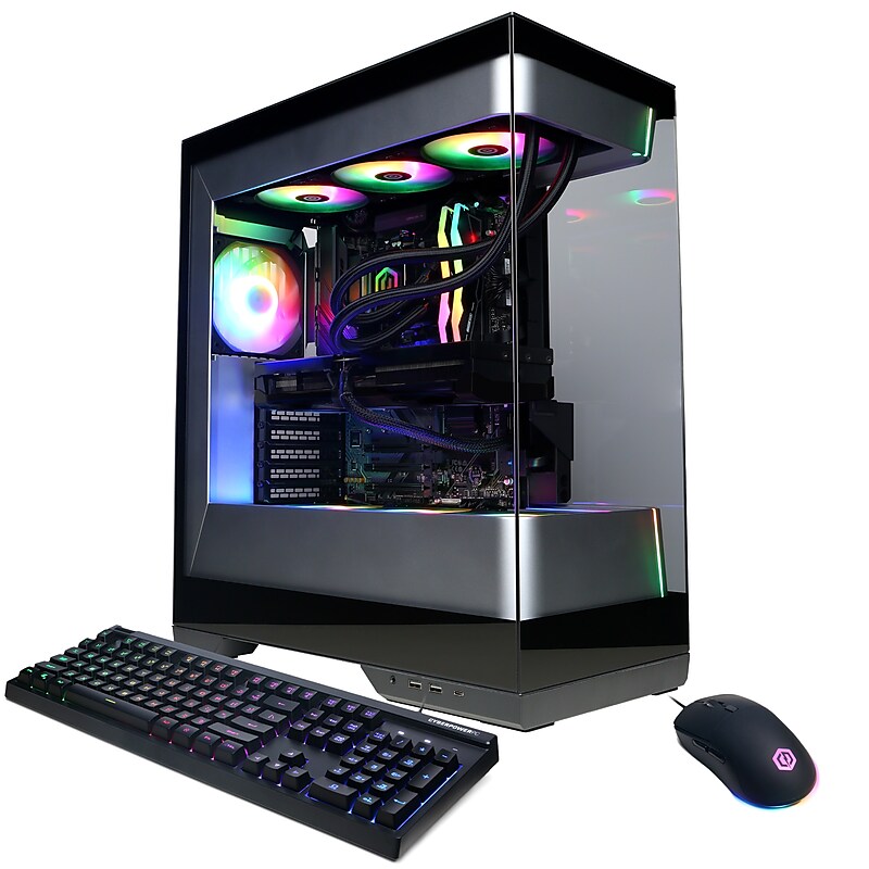 CyberPowerPC Gaming Desktop Computer, AMD Ryzen 9 9950X3D, GeForce RTX 5080 16GB, 64GB RAM, 4TB SSD, Windows 11 Home image 1
