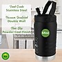 Brentwood Geojug Stainless Steel Double Walled Sports Water Jug, 64 oz., Black (G-1900BK)~#|#~D33E74A7-A60E-48CF-A99F115965860DF3_sc7