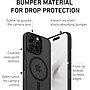 PEEL MagSafe Bumper Phone Case for iPhone 16 Pro, Shock Absorbing, Black (i16_PRO_BMP_BLK)~#|#~D34B0E49-6296-46C3-B322D4F5F4469F8A_sc7