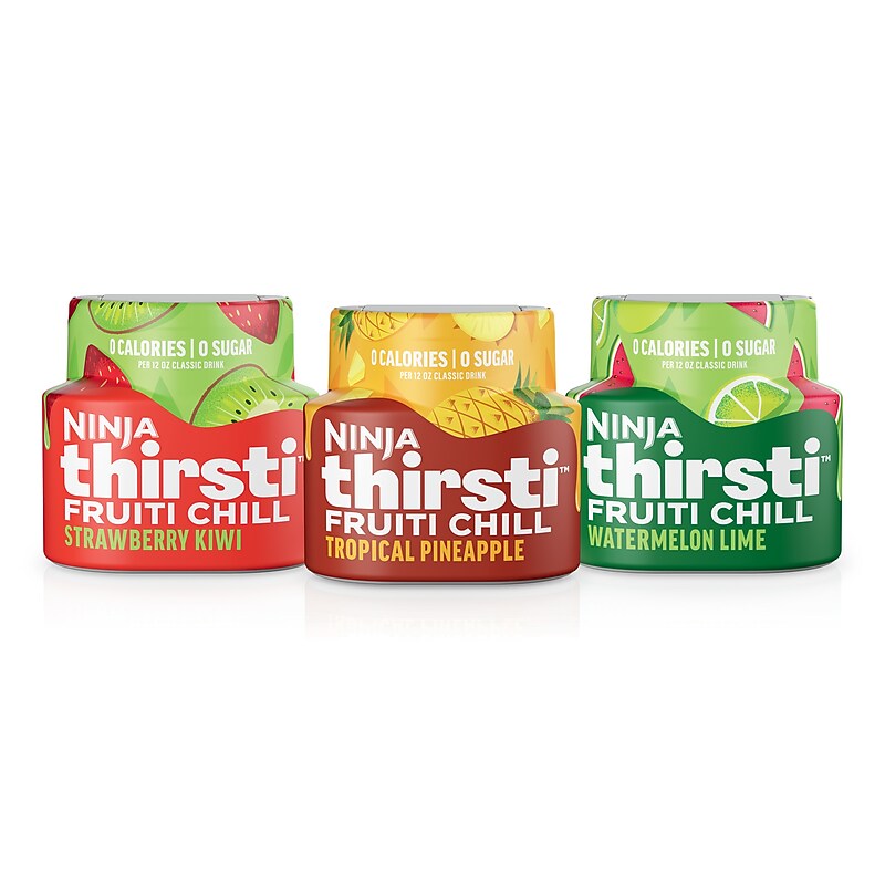 Ninja Thirsti Sugar-Free HYDRATE Variety Pack Drink Mix Drops w/Electrolytes, 2.07 oz., 3/Pack (WCFV2) image 1