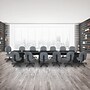 Regency Array 192"W x 48"D Conference Table with Grommet, Ash Grey/Black (ACT19248AGBK)~#|#~D34BE853-4193-4049-A084C34B177AB327_sc7