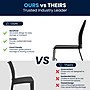 Flash Furniture HERCULES Series Plastic Stack Chair with Air-Vent Back and Sled Base, Black (RUT498ABK)~#|#~D34FD365-5C0D-458C-8FA0913CF5889113_sc7