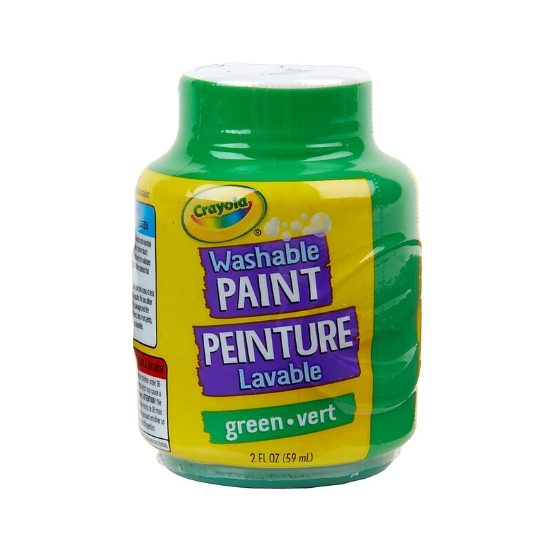 Crayola Washable Kid's Paint, Green, 2 oz. (54-2844) image 1