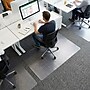 Floortex Cleartex TrYlok Carpet Chair Mat, 46" x 59", Designed for Low-Pile Carpet, Clear Vinyl (NRCMFLVT0006)~#|#~D3544EE5-B7A3-4314-8CD4A0C944144C99_sc7