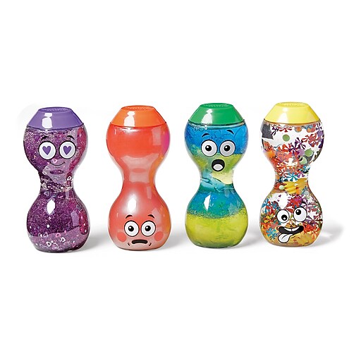 hand2mind Express Your Feelings Sensory Bottles, Assorted Colors