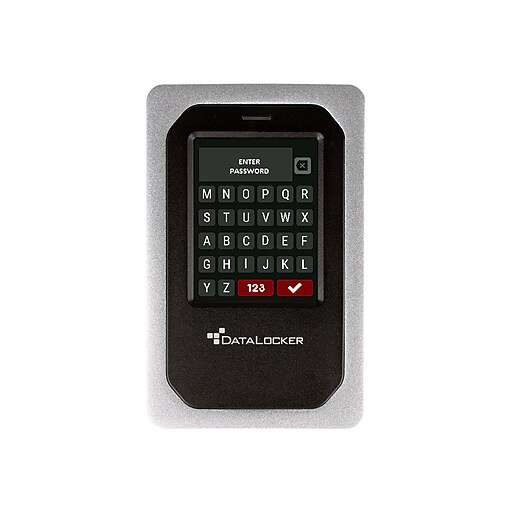 DataLocker DL4 FE 15.3TB USB 3.2 External Solid State Drive (DL4SSD15.3TBFE) Staples