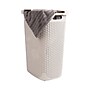 Mind Reader 15.85-Gallon Laundry Hamper with Lid, Plastic, Ivory, 2/Set (60HAMP2PK-IVO)~#|#~D35F51F7-FFBD-4032-8E0C7F856088C856_sc7