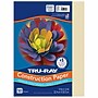 Tru-Ray Premium Heavyweight 9" x 12" Construction Paper, Ivory, 50 Sheets/Pack (P103043)~#|#~D35FC1F4-05F6-4897-A89C75D3A30BBED2_sc7