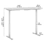 Bush Business Furniture Move 60 Series 60"W Electric Height Adjustable Standing Desk, Black Walnut/Cool Gray (M6S6030BWSK)~#|#~D3654541-054D-43C8-A3DC45BC4A06677B_sc7