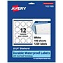 Avery Laser/Inkjet Starburst Waterproof Multipurpose Labels, 2.25"  Dia, White, 1200/Box (94608)~#|#~D36698E1-388C-4A04-B49EFC2B410AFE95_sc7
