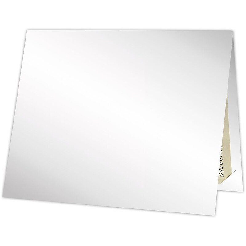 LUX Certificate Holders, 9 1/2" x 11", White Gloss, 25/Pack (CHEL185SG1225) image 1