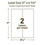 Avery Dissolvable Rectangle Multipurpose Labels, 11" x 4.25", Off-white, 10/Pack (94266)~#|#~D36EB952-D06C-46B5-9B19E4917A69535C_sc7