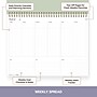 Blue Sky Sincerely Jules 12" x 9" Undated Planner, Sage (164255)~#|#~D3702F43-75D5-4D4B-9F441F819E85FB4D_sc7
