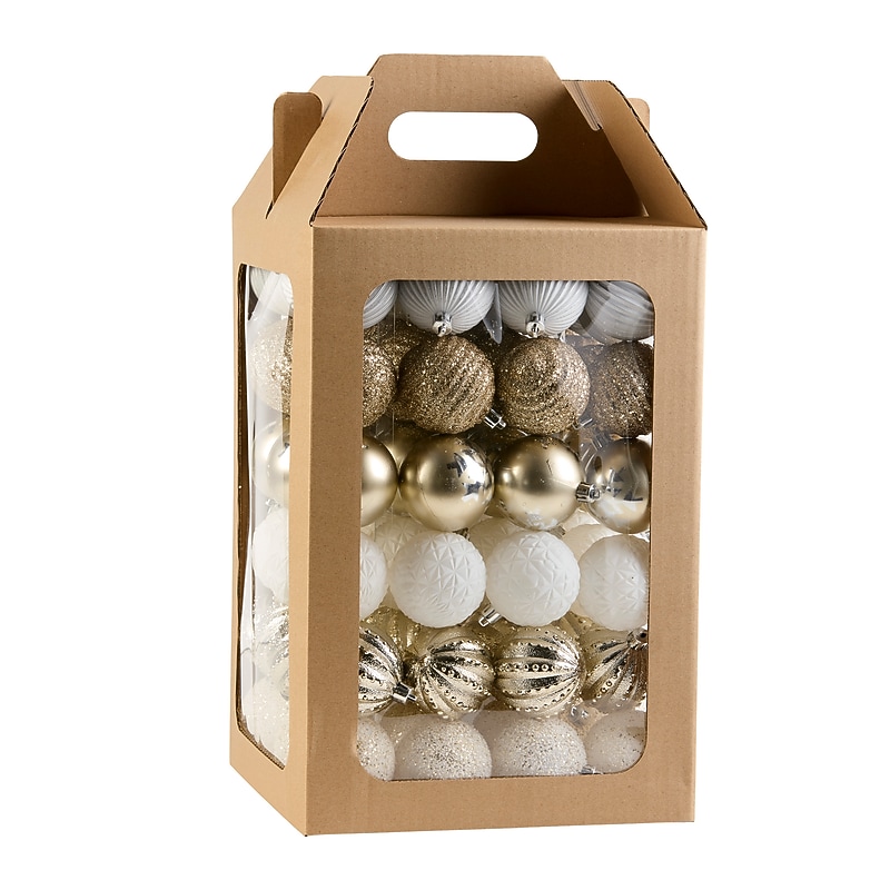National Tree Company First Traditions Collection 96-Piece Christmas Ball Ornament Set (FRT100-AH112612) image 1