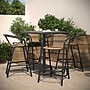 Flash Furniture Lila Indoor-Outdoor PE Rattan Restaurant Barstool, Medium Brown, 4/Pack (4SDA632032RDKBN)~#|#~D3752240-7473-4672-BD8B993E6527B07D_sc7