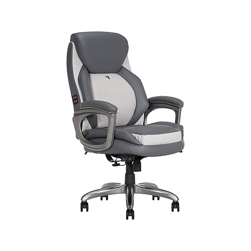Sharper Image S-600 Active Lumbar Heated Ergonomic Bonded Leather