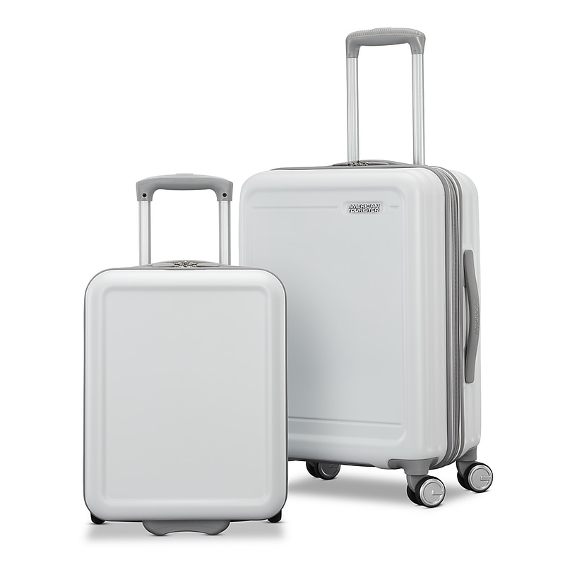American Tourister Fathead 2-Piece Hardside Spinner Luggage Set, White (155427-1908) image 1