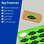 Avery Decorative Edge Multipurpose Labels, 1-1/8" x 2-1/4", Neon Green, 210/Pack (94061)~#|#~D3843551-C7CA-4775-88DA7250A10E8F8D_sc7